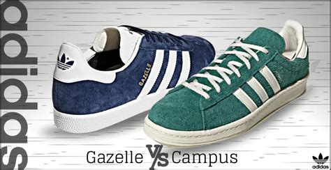 adidas gazelle vs campus.